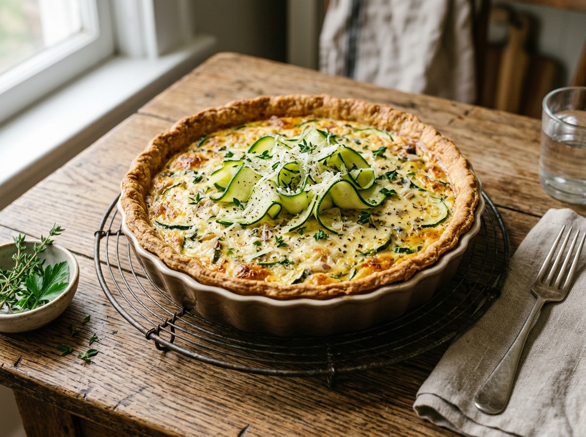 St. Galler Rheintal-Zucchetti-Quiche